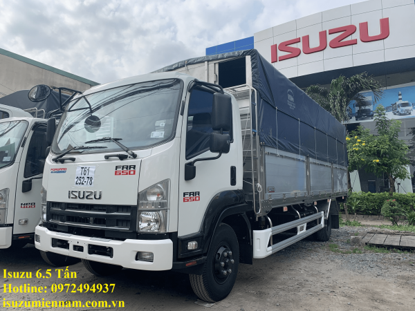 Xe Isuzu 6.5 Tấn Thùng Bạt